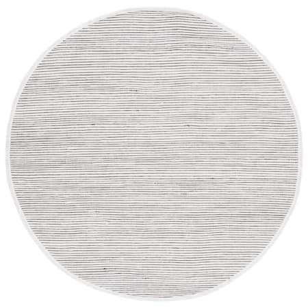 Safavieh 6 x 6 ft. Montauk Flat Weave Round Area Rug, Brown & Ivory MTK703T-6R